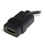 Startech HDADFM5IN Adaptateur Micro HDMI vers HDMI 4K Ultra HD 30Hz avec connecteurs dorés pour smartphone tablette