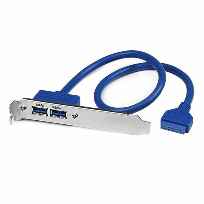 Startech Câble USB USB3SPLATE IDC Bleu