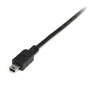 Startechcom USB2HABM1M Câble USB 2.0 A Mâle vers Mini USB B Mâle 1m pour appareils photo, MP3, PDA