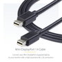 Startechcom MDISP2M Câble Mini DisplayPort 2 m 8K 60 Hz HDR10 Ultra HD
