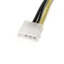 Startechcom LP4PCIEX8ADP Câble Adaptateur Alimentation LP4 vers PCI Express PCIe 8 Broches