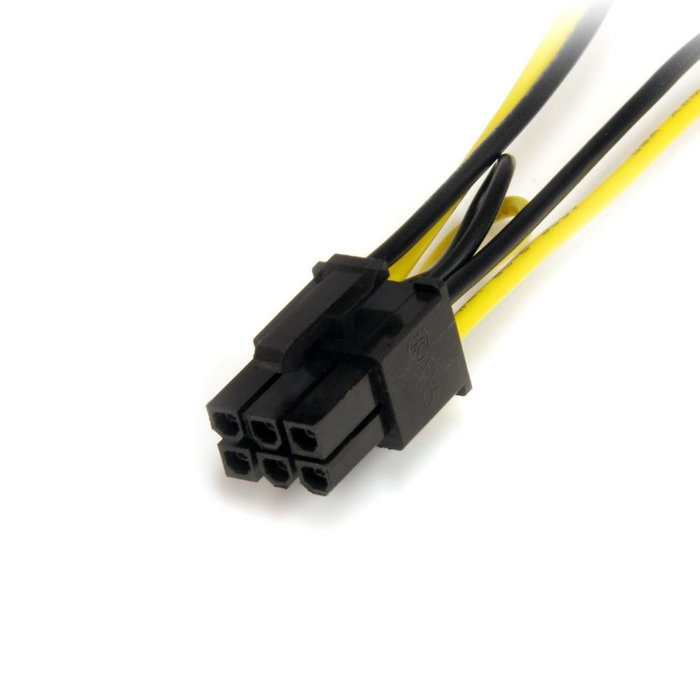 Startechcom SATPCIEXADAP Adaptateur Câble 2x SATA 15 broches vers PCI Express 6 broches 15,2 cm