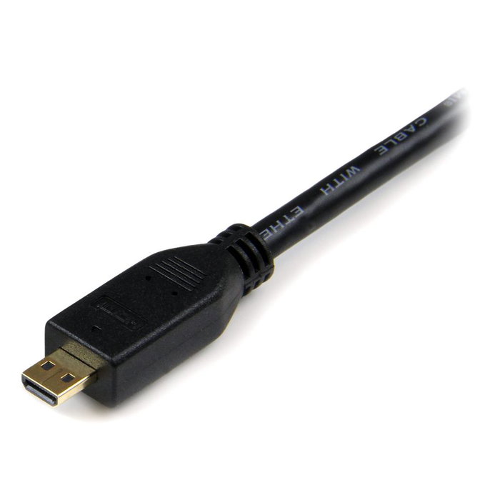 Startech Câble Micro HDMI vers HDMI 1 m - Haut Débit 4K UHD - Connecteurs Dorés - Blindé - Compatible Smartphone, Tablette, DSLR Startech Câble Micro HDMI vers HDMI 1 m - Haut Débit 4K UHD - Connecteurs Dorés - Blindé - Compatible Smartphone, Tablette, DSLR
