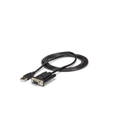 Startechcom ICUSB232FTN Câble USB 2.0 vers RS232 DB9 Null Modem avec Chipset FTDI 1,8 m