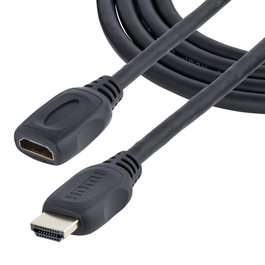 Startech Câble extenseur HDMI 4K UHD HDEXT2M - Mâle vers Femelle - 2 m - Noir