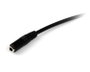 Startech MUHSMF2M Câble Extenseur Audio Jack 3,5 mm Mâle vers Femelle 2 m Noir