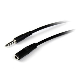 Startech MUHSMF2M Câble Extenseur Audio Jack 3,5 mm Mâle vers Femelle 2 m Noir