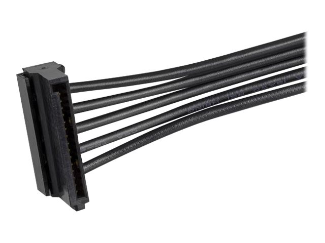 Startechcom Câble Adaptateur Bifurcateur Alimentation SATA 40 cm 4 Sorties Femelle - SATA15SATFAN40