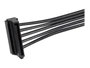 Startechcom Câble Adaptateur Bifurcateur Alimentation SATA 40 cm 4 Sorties Femelle - SATA15SATFAN40