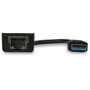 Startechcom USB31000S Adaptateur USB 3.0 vers Ethernet Gigabit RJ45 Externe Noir