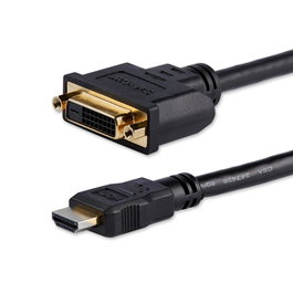 Startech Adaptateur HDMI vers DVI-D HDDVIMF8IN Noir