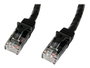 StarTech.com Câble Réseau CAT6 UTP 3m N6PATC3MBK - RJ45 Snagless Noir