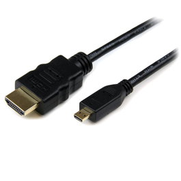Startech Câble HDMI HDADMM3M Micro HDMI vers HDMI 3 m