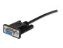 Startech DB9 Câble Extension Série RS232 2m Mâle vers Femelle Noir Blindé