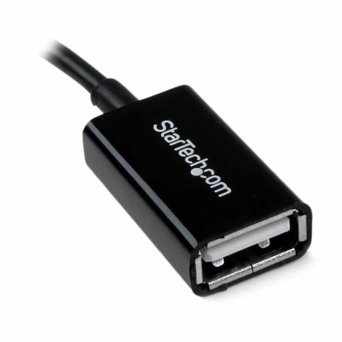 Câble Micro USB Startech UUSBOTG USB A Micro USB B Noir Câble Micro USB Startech UUSBOTG USB A Micro USB B Noir