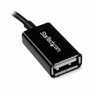 Câble Micro USB Startech UUSBOTG USB A Micro USB B Noir