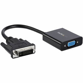 Adaptateur DVI-d vers VGA Startech DVI2VGAE 0,19 m Noir