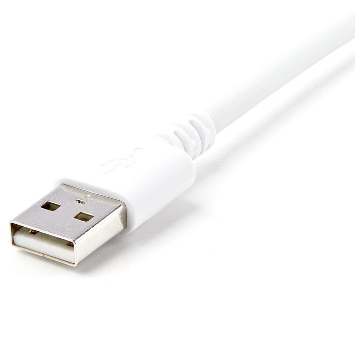 Startechcom USBLT2MW Câble Lightning vers USB A 2 mètres pour charge et synchronisation iPhone iPad iPod