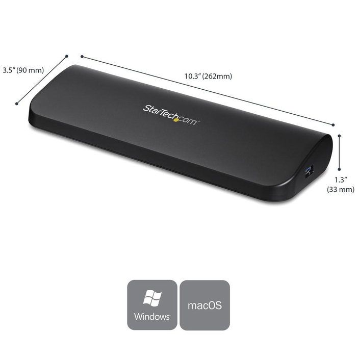 Startech Docking Station USB 3.0 10-en-1 avec HDMI DVI VGA Ethernet Gigabit Audio