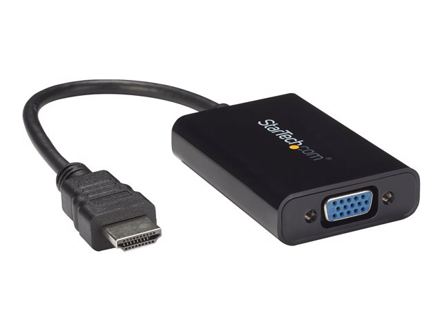 StarTech.com Adaptateur HDMI vers VGA avec Audio Jack 3.5 mm - Convertisseur Actif 1080p 25 cm