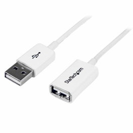 Startech Câble d'extension USB 2.0 USBEXTPAA1MW Blanc (1m)