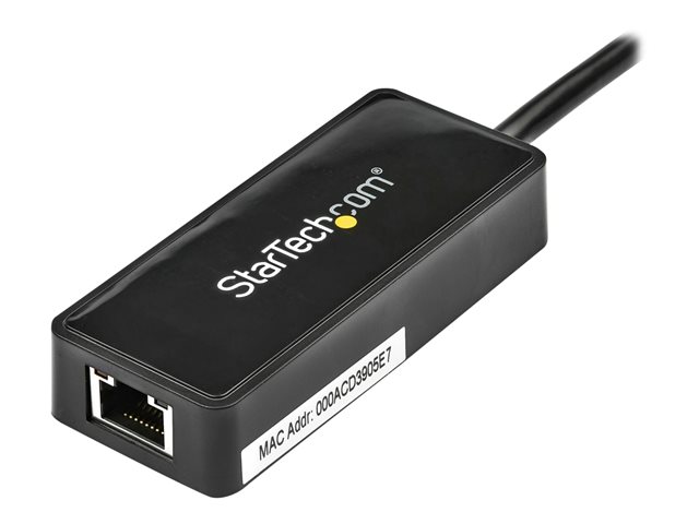 Startechcom USB31000SPTB Adaptateur Réseau USB 3.0 Gigabit Ethernet Externe avec Port USB Supérieur