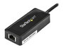 Startechcom USB31000SPTB Adaptateur Réseau USB 3.0 Gigabit Ethernet Externe avec Port USB Supérieur