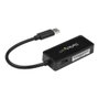 Startechcom USB31000SPTB Adaptateur Réseau USB 3.0 Gigabit Ethernet Externe avec Port USB Supérieur