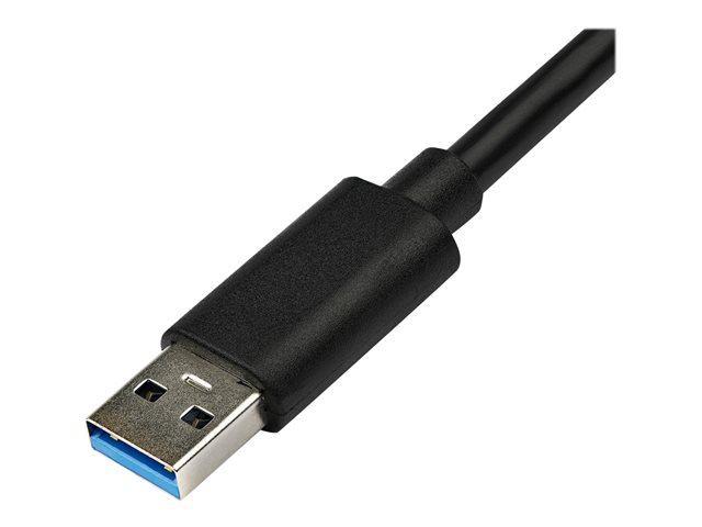 Startechcom USB31000SPTB Adaptateur Réseau USB 3.0 Gigabit Ethernet Externe avec Port USB Supérieur