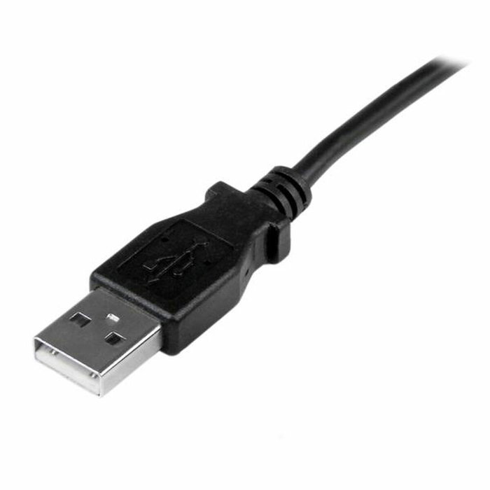 Startechcom Câble USB Type-A vers Mini-B coudé vers le haut, 1m, Noir