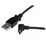 Startechcom Câble USB Type-A vers Mini-B coudé vers le haut, 1m, Noir