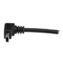 Startechcom USBAMB1MU Câble USB 2.0 Type A vers Mini-B Mâle, 1 m, Noir, à Angle Droit