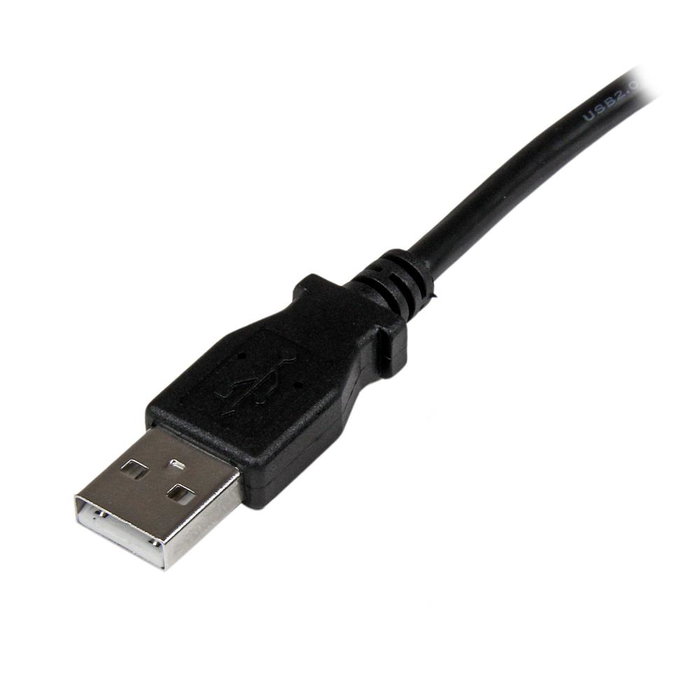 Startechcom USBAB2MR Câble Adaptateur USB 2m pour Imprimante - USB A Mâle à USB B Mâle avec Connecteur en Angle Droit