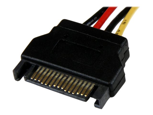 Startechcom SATSASBP425 Câble Adaptateur SATA vers Molex 4 Broches 30 cm 18 AWG pour Alimentation Interne