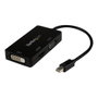 Startechcom DKT31CMDPHPD Adaptateur Mini DisplayPort vers HDMI, DVI, VGA - Convertisseur 3 en 1, Résolution 1920x1200