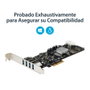 StarTech PEXUSB3S44V Carte PCI Express 4 Ports USB 3.0 avec UASP et Alimentation SATA