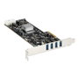 StarTech PEXUSB3S44V Carte PCI Express 4 Ports USB 3.0 avec UASP et Alimentation SATA