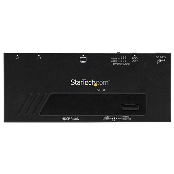 Startech VS221HDQ Commutateur HDMI 2 ports 1920x1080 HDCP avec télécommande Noir Startech VS221HDQ Commutateur HDMI 2 ports 1920x1080 HDCP avec télécommande Noir
