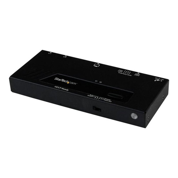 Startech VS221HDQ Commutateur HDMI 2 ports 1920x1080 HDCP avec télécommande Noir Startech VS221HDQ Commutateur HDMI 2 ports 1920x1080 HDCP avec télécommande Noir