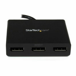 Startech Hub DisplayPort 1.4 MST 3 ports MST14DP123DP Noir