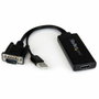 Startechcom Adaptateur VGA vers HDMI VGA2HDU avec audio USB