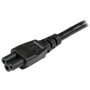 Startech PXTNB2SEU1M Câble d'alimentation Schuko UE vers C5 pour ordinateur portable 1m noir