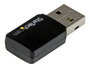 StarTech.com USB433WACDB Adaptateur Wi-Fi USB 2.0 AC600 Mini Double Bande sans Fil 2.4/5 GHz 433 Mbps 802.11ac