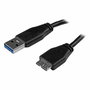 Câble USB vers Micro USB Startech USB3AUB15CMS Noir