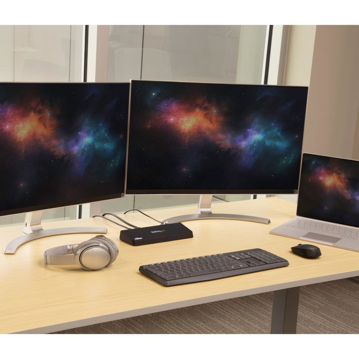 Startech USB3Dockhdpc Station d'accueil USB 3.0 9-en-1 avec HDMI et DisplayPort Noir