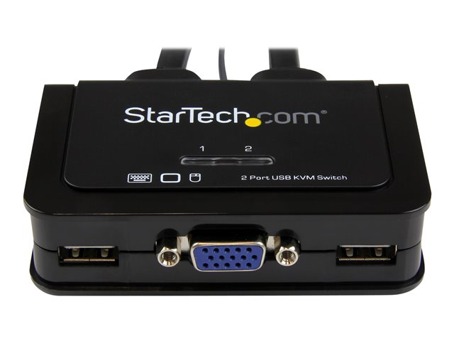 StarTech.com SV211USB Commutateur KVM 2 Ports VGA USB, Résolution 2048x1536, Alimentation USB, Commutateur à Distance