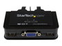 StarTech.com SV211USB Commutateur KVM 2 Ports VGA USB, Résolution 2048x1536, Alimentation USB, Commutateur à Distance