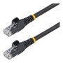 StarTech.com Câble Réseau CAT6 RJ45 2 m LSZH - N6LPATCH2MBK, UTP, 10 Gigabit, PoE 100W, Snagless