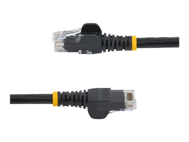 StarTech.com Câble Réseau CAT6 RJ45 2 m LSZH - N6LPATCH2MBK, UTP, 10 Gigabit, PoE 100W, Snagless