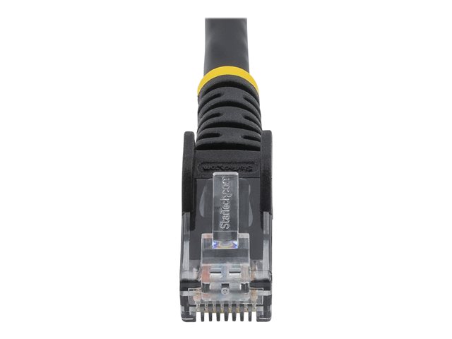 StarTech.com Câble Réseau CAT6 RJ45 2 m LSZH - N6LPATCH2MBK, UTP, 10 Gigabit, PoE 100W, Snagless